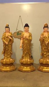 [HCM]Tôn tượng a di đà / Quan Âm đứng 65cm | Tượng Phật Hoa Tiên