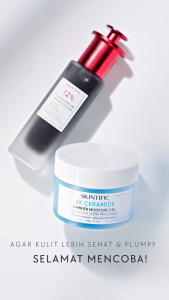 SKINTIFIC - 2PCS Peeling Serum Gel Set | Acid Peeling Solution Serum 30ml + 5X Ceramide Barrier Moisturizer Gel 30g