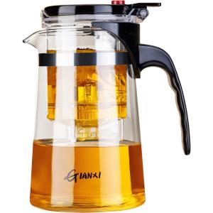 GIANXI | Water Separating Heat-Resistant Glass Tea Infuser