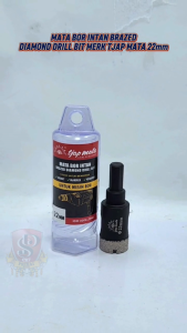 Mata Bor Intan 22mm Tjap Mata / Mata Bor Diamond Core Bit 22mm / Mata Bor Keramik Granit Marmer Batu Alam Tjap Mata 22mm Tajam Presisi