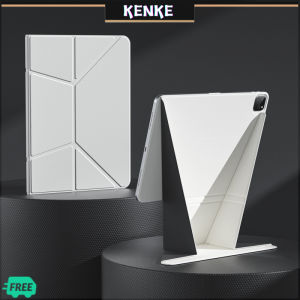 KENKE iPad case Magnetic detachable smart case Patent design Heightening design Horizontal and vertical screen support Can be operated with one hand for ipad 2022 M2 pro 11 ipad 10th gen 2020 ipad air 4 air 5 Ultra-thin magnetic double-sided folder case
