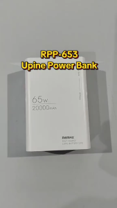 Bateri REMAX Super Fast VOOC 65W Laptop Charging Portable Powerbank 20000 mAh Power Type C Output Pawer Bank 20000mAh LMRPP653