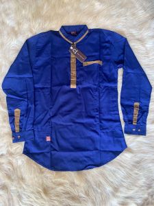 Grosir Baju Kemeja Koko Pakistan Kasual Couple Simple Koko AlQarni Putih