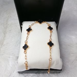 Bundara Acc-1582 Sz 18cm Gelang tangan wanita titanium Gelang aksesoris clover cantik