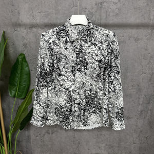 Really Nice ~ Export Spring and Autumn Floral Long Sleeves Shirt Mens Ins Trendy Casual Overshirt Tops Handsome