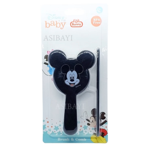 Lusty Bunny Disney Brush and Comb Set Sisir Bayi Mickey Minnie Mouse