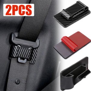 2PCS Car Safety Seat Belt Fixed Buckle Seat Belt Stopper Spacing Limit Device SeatBelt Non-slip Fixing Clip Car Interior Accessories