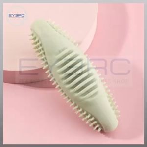 Silicone Tooth Molar Cleaning Oval Shaped Chew Bone Toy for Dogs Cats Durable Material Random Color Available Promotes Oral Health