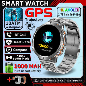 New T-REX3 Outdoors Sports Smart Watch Screen 10ATM Waterproof 1000mAh Sports Blood oxygen BT call Men Fitness Smart Bracelets