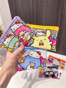 Sanrio 50th Anniversary Limited Edition PVC Zipper Coin Purse Card Holder Storage Bag Ticket Wallet Made in China