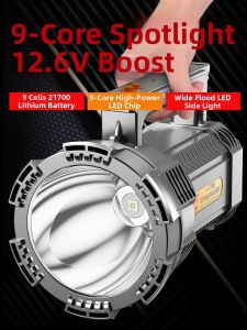 GUANGMINGDAJIANG | High Power Bright Rechargeable Flashlight