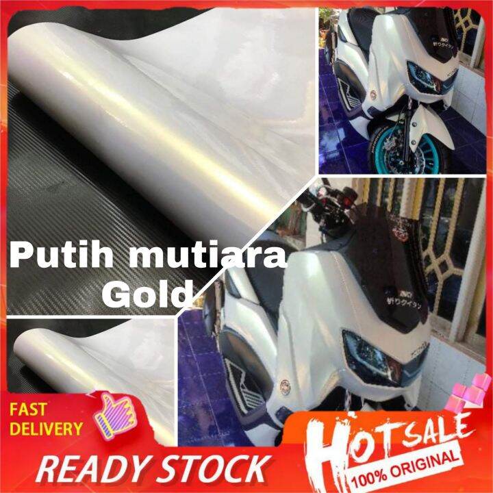 Stiker Skotlet Putih Mutiara Skotlet Motor Putih Doff Lazada Indonesia