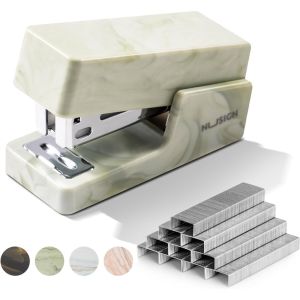deli | Máy Đóng Bìa Mini Với 830 Kim Bấm Máy Đóng Bìa Nhỏ Xinh Để Bàn Sức Chứa 25 Tờ Máy Đóng Bìa Bằng Kim Loại Sử Dụng Tay.