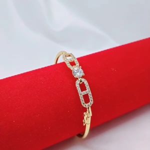 Gelang Tangan Bangle Wanita Aksesoris Fashion Awet Tahan Lama Anti Karat Cocok Untuk Harian G4-5B