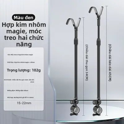 ZHONGZHOU | Giá Đứng Câu Cá Hình S Nhẹ Nhàng Nhôm