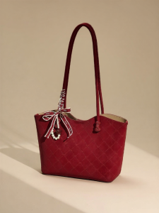 Josiny | Bridal Red Spacious Tote Bag