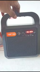 Solar Light Lampu Panel Surya & Speaker Bluetooth Radio Full Bass YSF-200 Gratis 3 Bohlam LED | Solar Lighting System Lampu Emergenchy Tenaga Matahari For Outdoor Camping - PowerBank 6000mAh