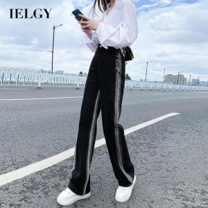 IELGY Quần Jean Nữ Ống Đứng Dáng Ôm Cạp Cao Màu Gradient Cổ Điển