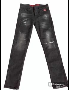 PROMO==CELANAJEANS PANJANG PRIA MODEL RIPPED//MODEL SOBEK SOBEK BAHAN NGARETBAHAN HALUS HARGA MURAH