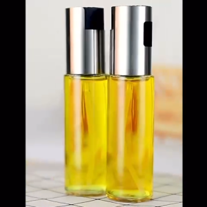 🔥Ready Stock🔥Kitchen Stainless Steel Fod-grade Olive Oil/Vinegar Glass Bottle Sprayer (家用厨房按压式烧烤雾化喷油壶)