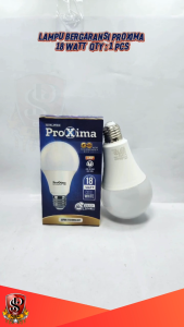 Proxima LED Bulb 18W Bergaransi SNI Lampu Cahaya Putih Super Terang / Bohlam LED 18 WATT Proxima Go New Technology CoolDaylight