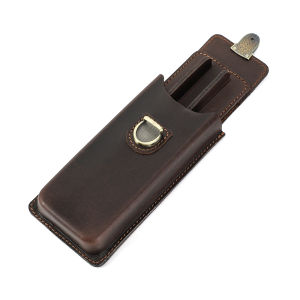 CONTACTS FAMILY | CONTACTS FAMILY Handmade Genuine Leather Fountain Pen Case 5 Slots Fountain Pencil Organizer Office School Stationery Supplies