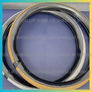 Universal 38cm Car Steering Wheel Cover Silver Gold Automobile Steering Wheel Carbon Protection