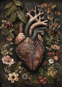 KAYOU | DIY Digital Oil Painting Paint By Number Floral Skeleton Portrait Canvas Hand Painted Artwork for Home Decoration Festival Gift