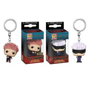 <Available> Jujutsu Kaisen Itadori Yuji Gojo Satoru Keychain Resin Collection Anime Figurine Key Ring Gift
