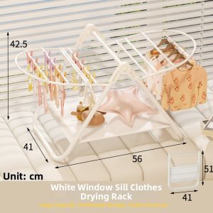 Foldable Compact Clothes Drying Rack