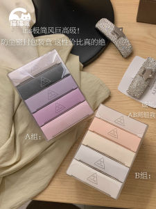 Ice Silk Boxed Eye Shadow Underwear Pure Cotton Thin Briefs Comfortable Bare Sensation Womens mid Waist Briefs Summer Breathable