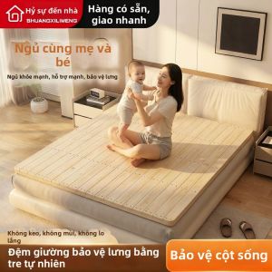 Infant-friendly Moisture-proof Silent Lumbar-protection Wooden Slats Bed Base