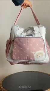 Omiland Tas Perlengkapan Bayi/Diaper Bag Ukuran Besar/Big Alpaca Series OB27201 OB27202 OB27203 OB27204