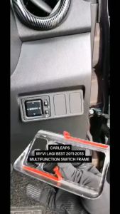 Carleaps Perodua myvi lagi best 2011-2015 multifunction switch frame cover garnish accessories