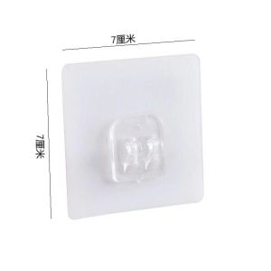 Storage Rack Auxiliary Sticker Sticky Hook Wall Strong Traceless Glue Patch Claw Buckle Punch-Free Magic Sticker Hook Back Sticker