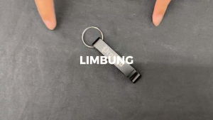 Prodigo * Key Chain Limbung I Gantungan Kunci Stainless I Gantungan Kunci Pembuka Botol Hitam