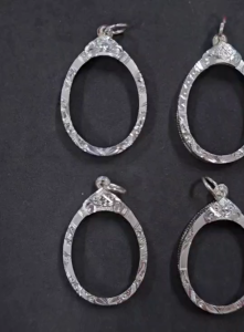 ⭐SSNPกรอบพระเงินแท้92.5%ทรงไข่เบอร์D1583ซุ้ม(ไม่ติดเกลียว)หมดแล้วหมดเลยไม่ผลิตเพิ่ม