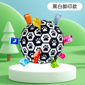 Dog Toy Ball Pet Plush Teeth Grinding Relief Boredom Chew Toy Soccer Voice Producing Dog Toys Corgi Small Dog Self Entertaining