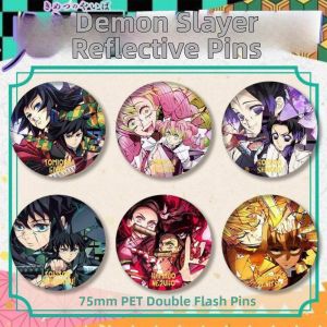 Reflective Butterfly Shinjiro & Mitsuri Badge