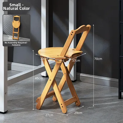 Foldable High Back Bar Stool