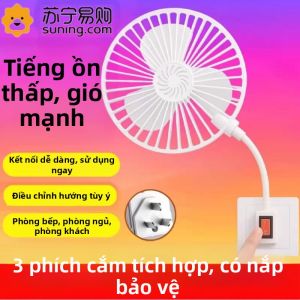 Quạt Treo Tường Mini Không Tiếng Ồn Cho Nhà Bếp Và Nhà Tắm Quạt Điện Nhỏ Gọn Dùng Trong Gia Đình Quạt Treo Tường Dùng Cho Phòng Tắm Và Nhà Bếp