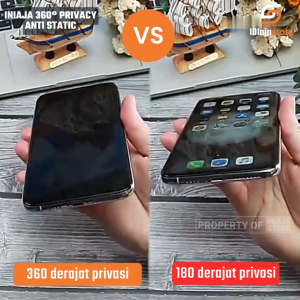 INIAJA - Tempered Glass 360° Privacy Anti Static Infinix Hot 60i 60 50 5G Privasi Empat Sisi Anti Intip Full Cover Full Screen