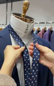 Business Tie 8CM Silk Polyester Necktie Brown Tie For Men Wedding office Party Tie