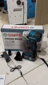 Gimpet Impact Wrench 48VF Impact Baterai Brushless torsi besar impek makita Impact wrench Mesin Bor Baterai Untuk baut sepeda motor Pembuka Baut Kecepatan Dapat Digunakan Pada Kayu Beton Dinding Ubin Keramik