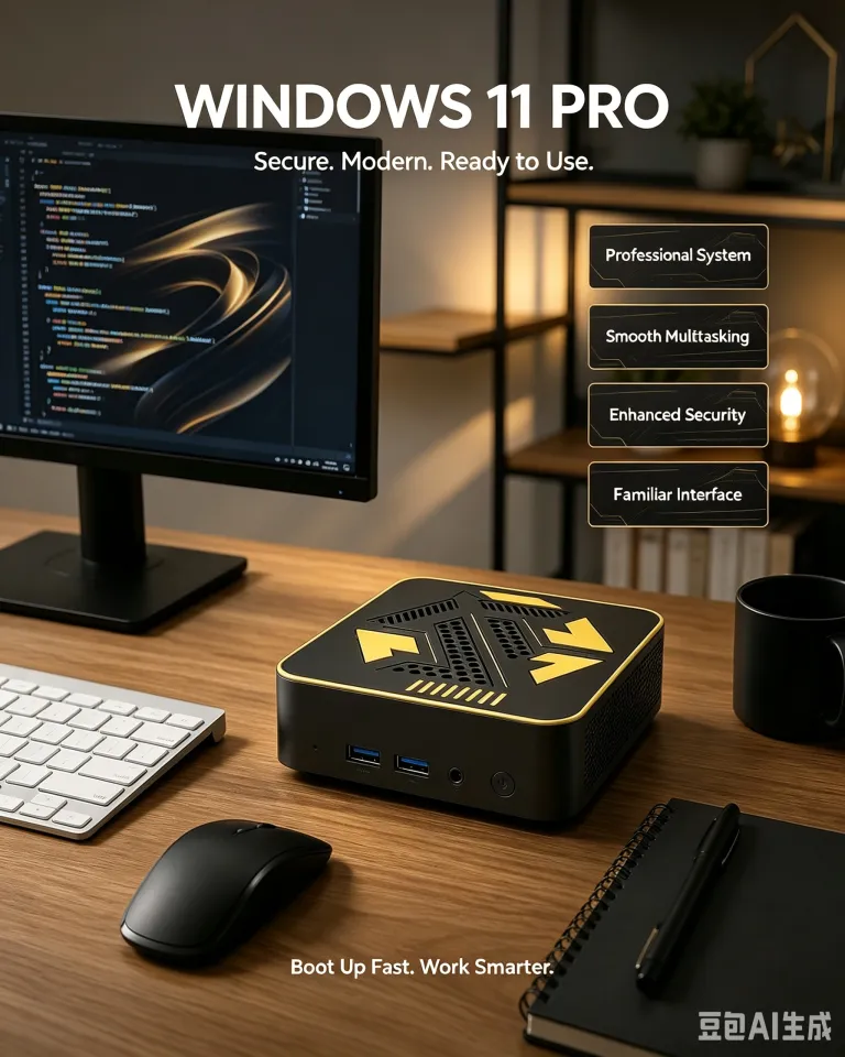 Multi-purpose Mini PC Intel N150 Windows11 16GB RAM 1TB‑2TB SSD