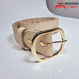 Ikat Pinggang Sabuk Kulit Nabati Vegtan Leather Belt