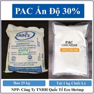 1kg Hoá Chất PAC xử lý nước hồ bơi Sinh Hoạt - Lắng Cặn Làm Trong Nước