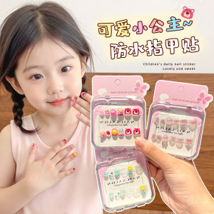 Dán Móng Tay Dễ Thương Hình Gấu Mận Dán Móng Tay Tự Dính Có Thể Tháo Rời Cho Trẻ Em Đồ Chơi Cho Bé Gái Dán Móng Tay Thời Trang