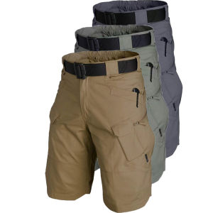 Men Military Combat Outdoor Cargo Tactical Shorts Summer Waterproof Shorts Trekking Camping Hiking Climbing Panttdoor Sport