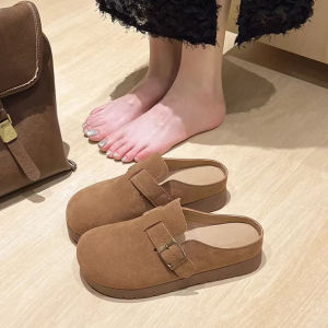 JIFANPAUL | Buckled Slip-On Flatform Sandals